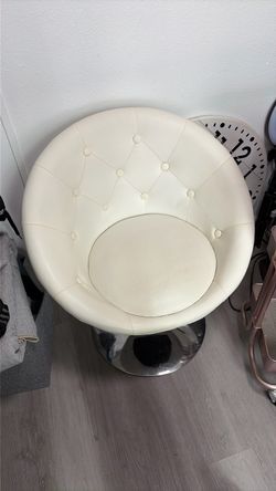 White Leather Chair