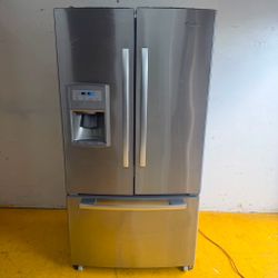 Whirpool SS French Door GARAGE Refrigerator. 100% FULLY WORKING!