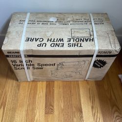   Vintage CRAFTSMAN 16-inch Bench-Top SCROLL SAW