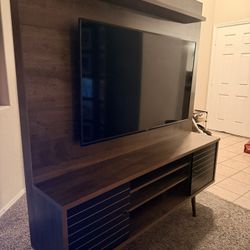Entertainment Center + VIZIO TV 