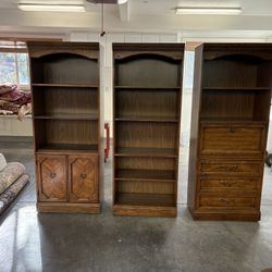 Bookshelf and entertainment unit