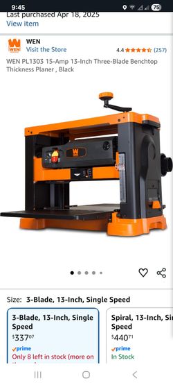 Wen Planer - never used