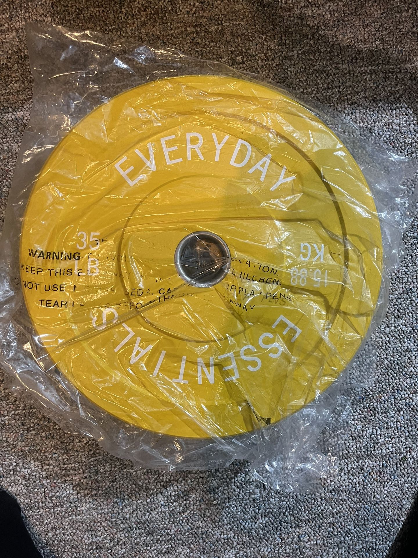 35 Pound Weight Plate