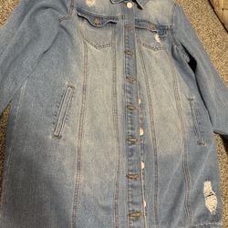 Jean Jacket Size Large 