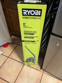 Ryobi expanded 8 inch edger attachment
