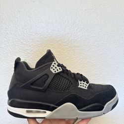 Jordan 4 Retro SE Black Canvas size 9.5