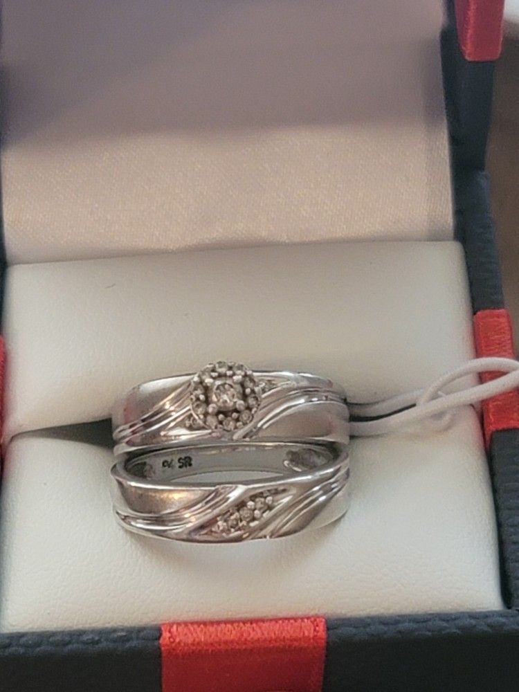 Engagement Ring and Band