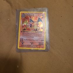 First edition Charzard not in very good condition