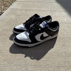 Nike Dunk Low Panda Black White Sneakers With Box