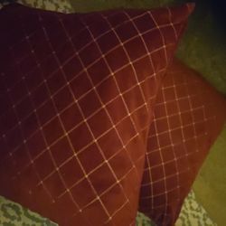 Decorated pillows