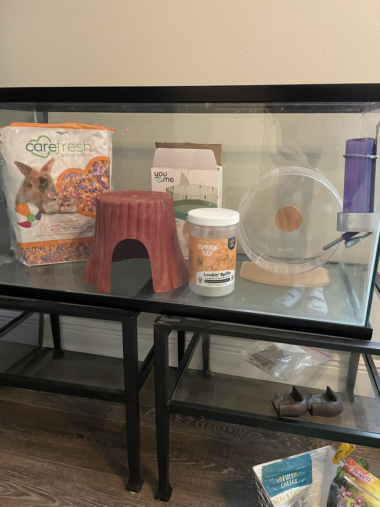 Hamster Cage/Aquarium With All The Extras $100