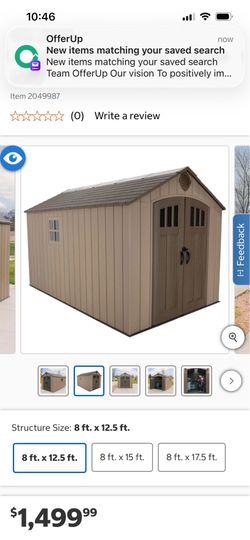 Lifetime shed