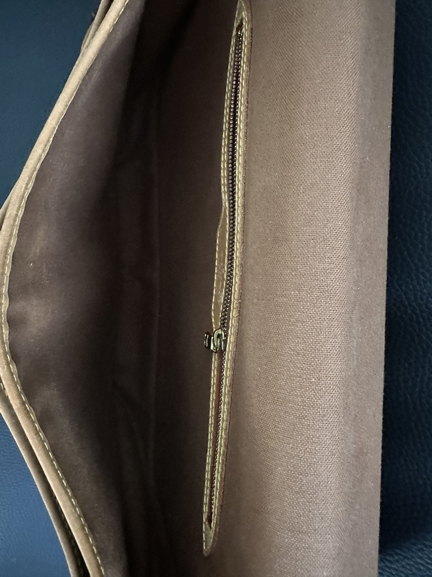 Louis+Vuitton+Gibeciere+Shoulder+Bag+GM+Brown+Canvas for sale online