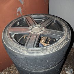 TSW 22" WHEELS AND TIRES 