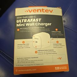 Ventev 45w GaN usb-c android charger