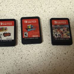Set Of 3 Nintendo Switch Games 