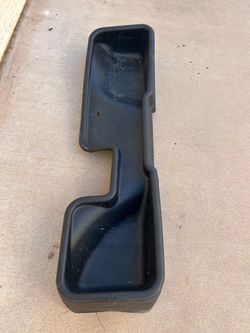Truck back seat storage box