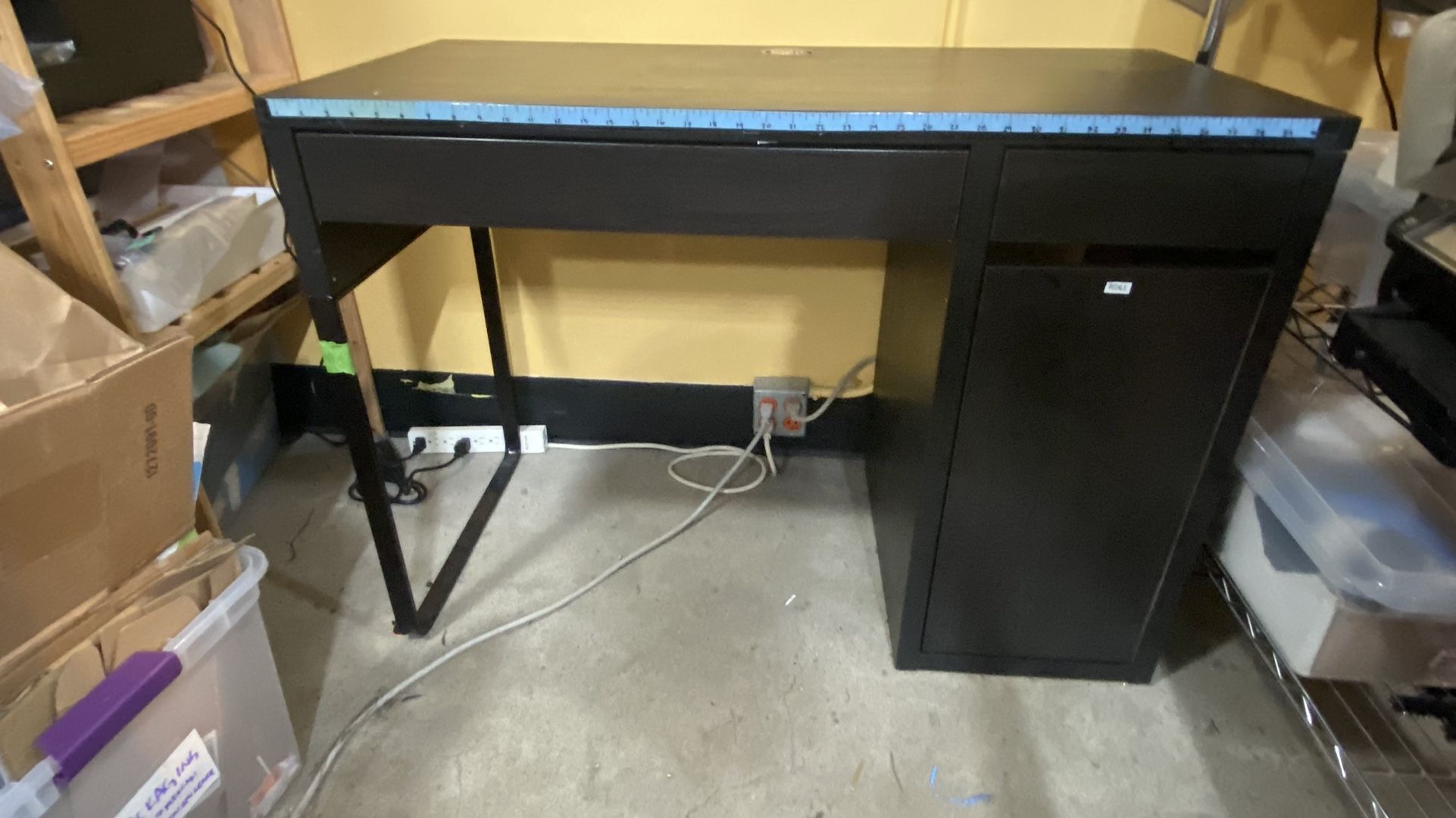 Black IKEA Desk MICKE