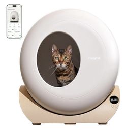 NIB Self Cleaning Litter Box with APP - Automatic Cat Litter Box for All Your Cats, Odor Control