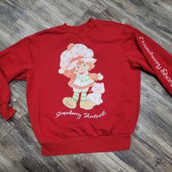 Strawberry Shortcake Red Sweatshirt adult size XS