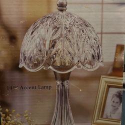Vintage Antique Crystal Lead Lamp