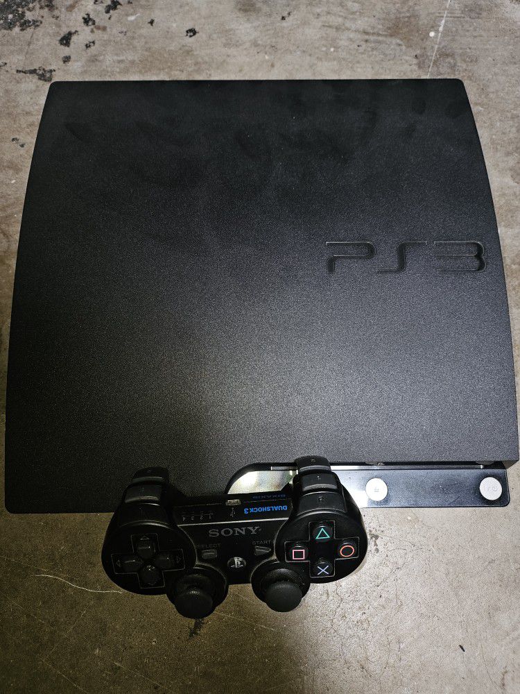 PS3 With Controller And 16 Games