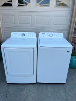 Samsung washer and gas dryer