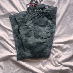 Camo Cargo Capri Pants