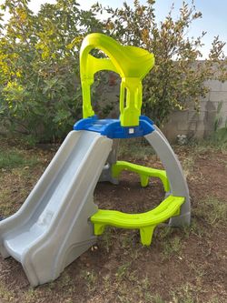 Step2 castle climber with slide playground