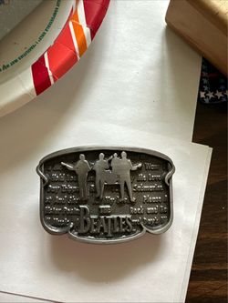 The Beatles Silver Metal Belt Buckle
