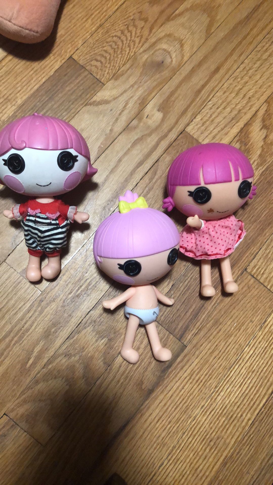 LALALOOPSY SMALL DOLLS 3 FOR $25