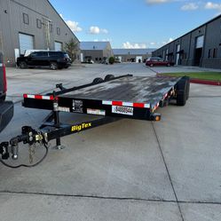 Dual Axle Flatbed Trailer 22’