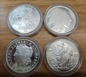 4x1 oz .999 Silver Rounds