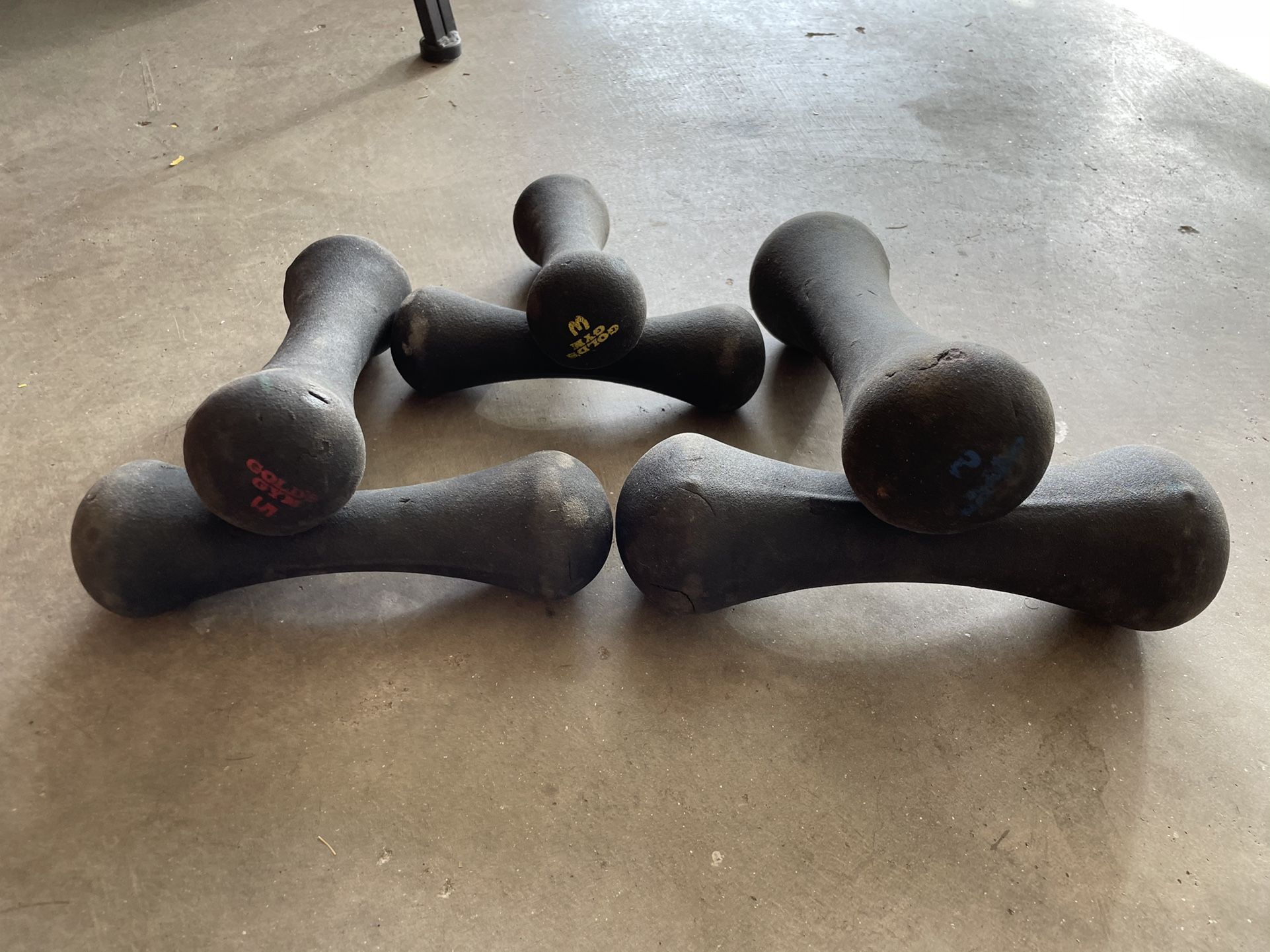 Dumbbell Set - 3,5,8 Pounds