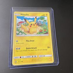 2017 Pokémon. Pikachu