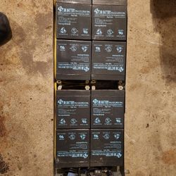 B.B Baterry VRLA Rechargeable Batteries Lot Of 8