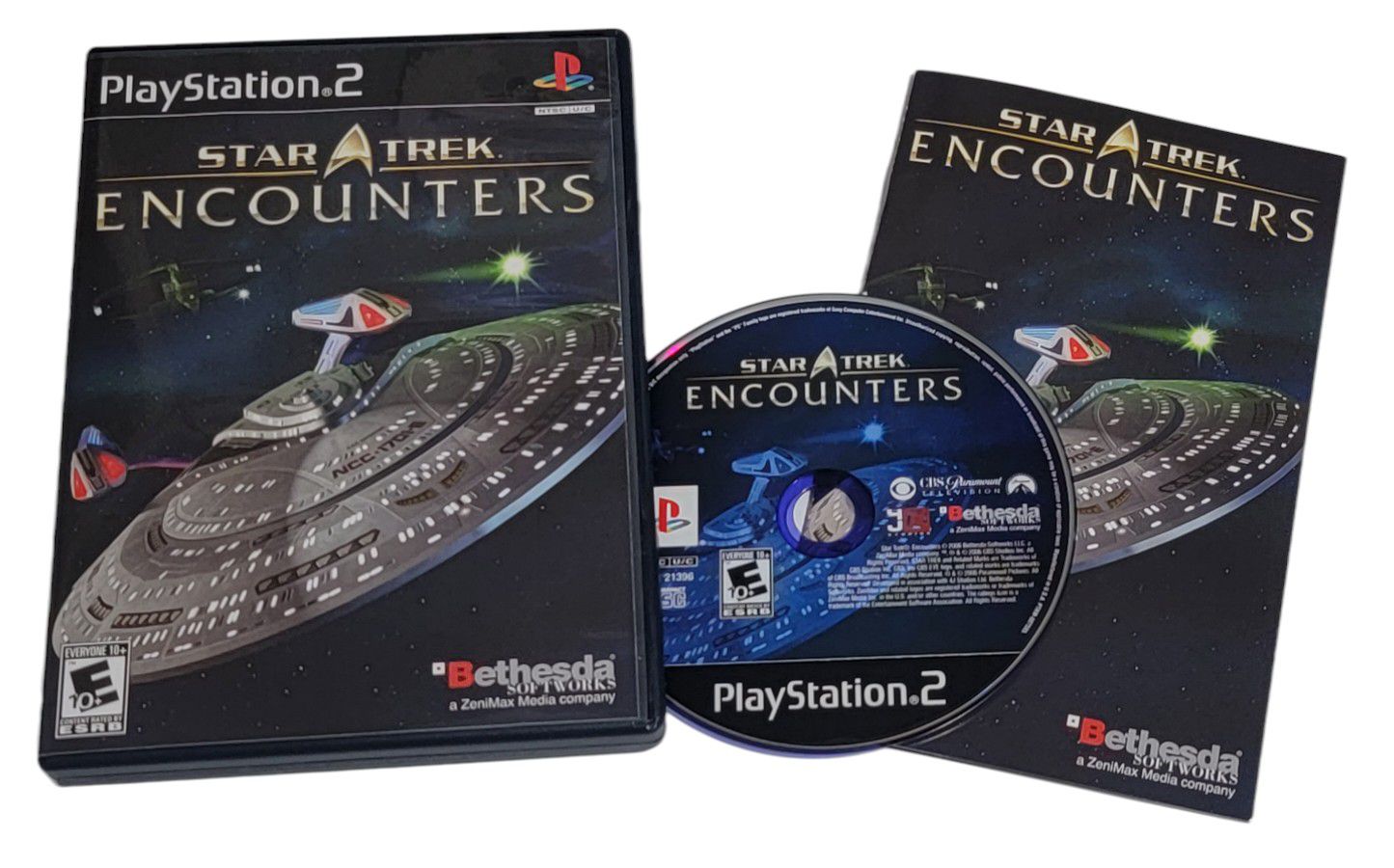 Star Trek: Encounters PS2 PlayStation 2 Space Simulation Shoot Em' Up Video Game