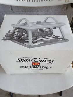 Department 56 the original Snow village McDonald's collection no offers no trade 75th Ave Indian School serious buyers only please