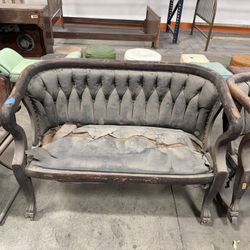 Victorian Loveseat And Rocking Chair