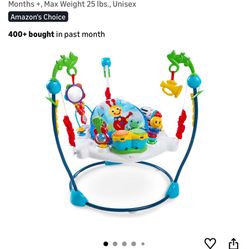 Baby Einstein Neighborhood Symphony Activity Baby Jumper Activity Center, Infant Entertainer with Lights and Melodies, Age 6 Months +, Max Weight 25 l