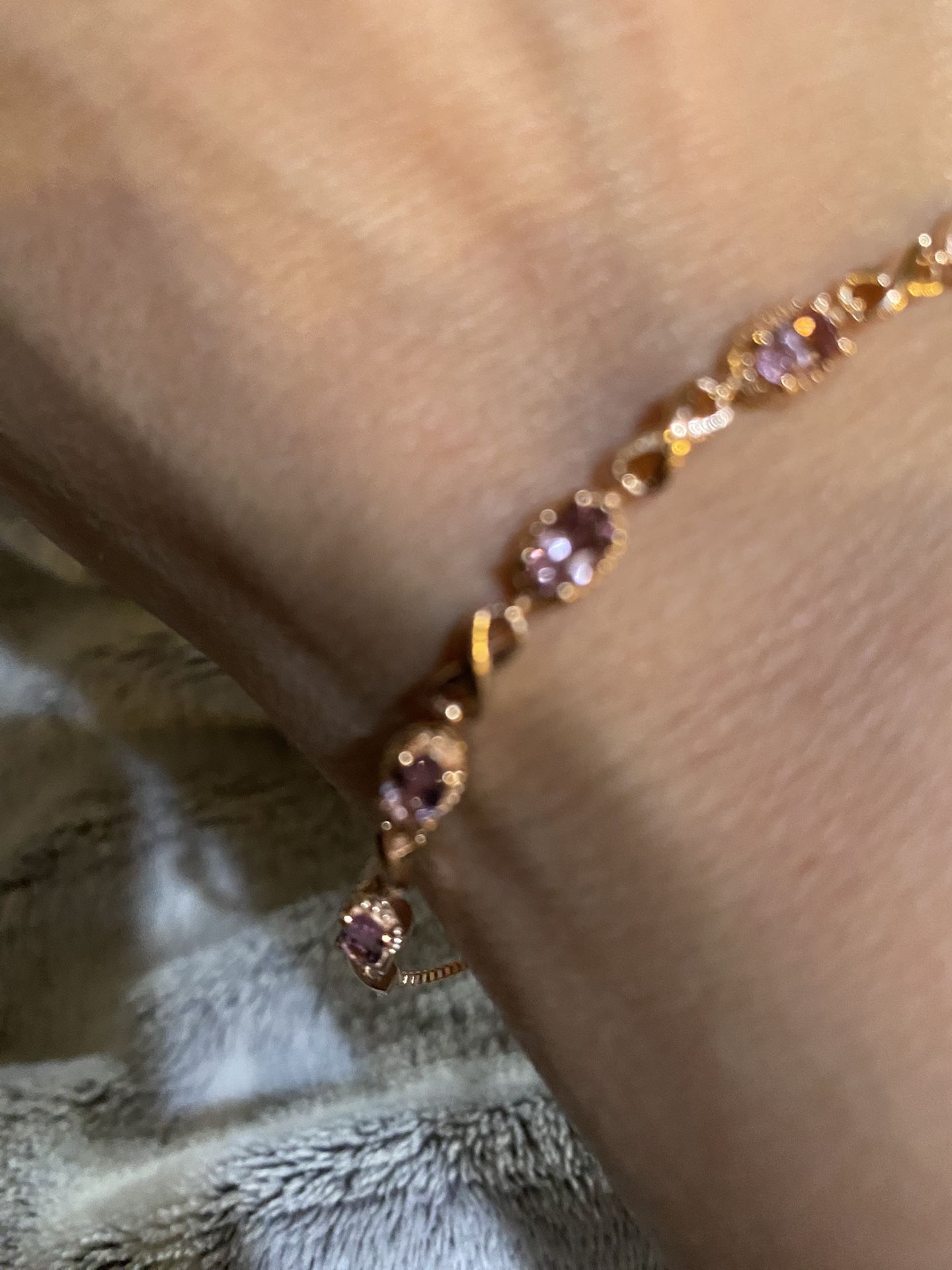 Premium Narsipatnam Pink Spinel Bolo Bracelet - new!