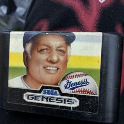 Tommy Lasorda Baseball" video game Sega Genesis