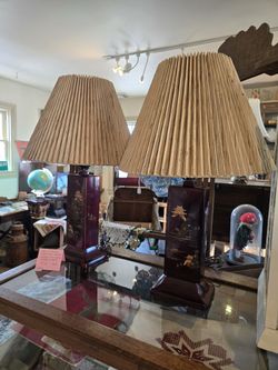 Pair Of Asian Lamps
