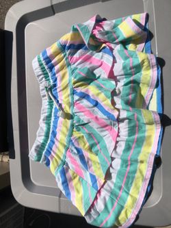 Cat and Jack, size 10/12 girl’s multicolored ruffled tiered skirt