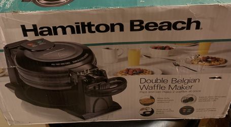 Hamilton Beach Double Belgian  Waffle Marker