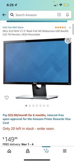 Dell 22” Inch Full HD Widescreen LED Monitor