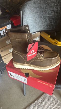 Wolverine safety toe work boots #10.5 M