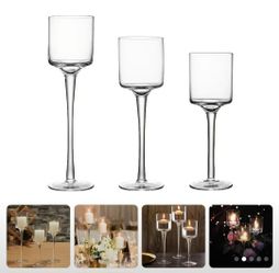 Long Stem Candle Holders