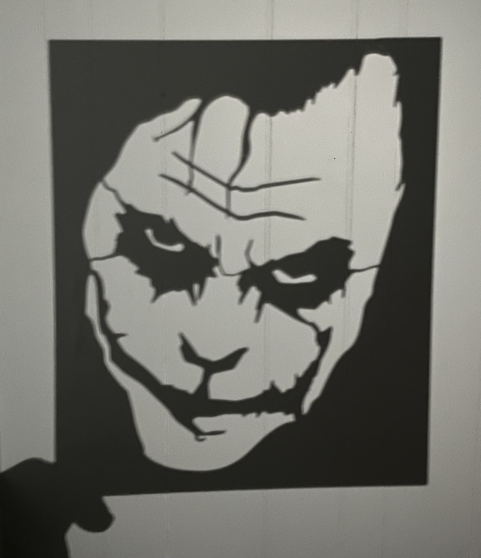 All NEW Heath Ledger “The Joker” Wall Art In Black Home Decor
