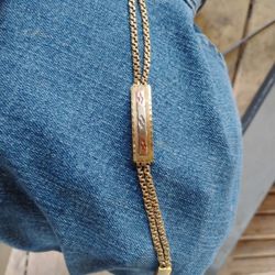 14k Mexico  Gold Bracelet 
